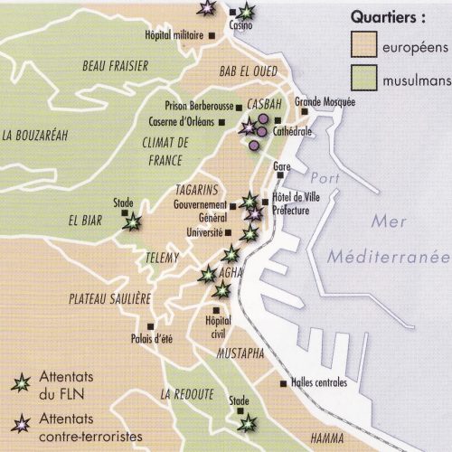 Cartographie Bataille d'Alger